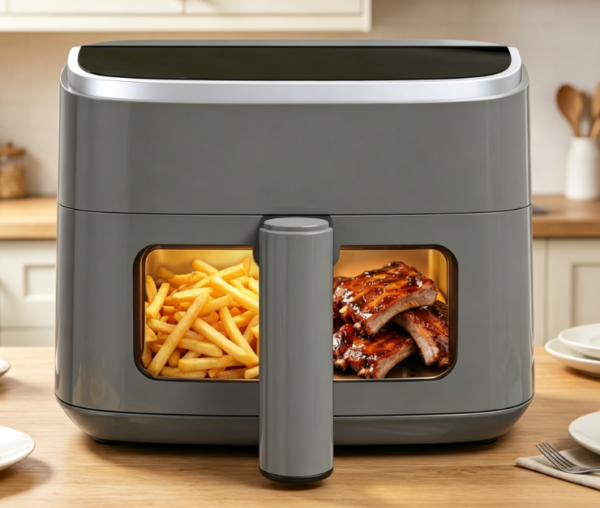 Digital Air Fryer With Viewing Window, Non-Stick And Easy To Clean
