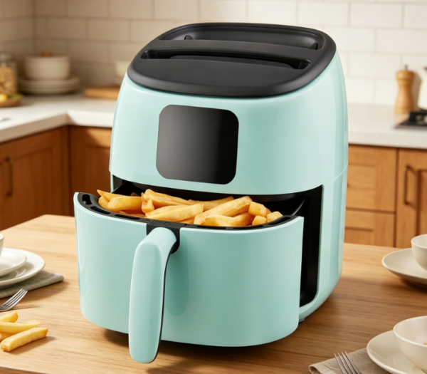 Mini Compact Air Fryer, Automatic Power-Off And Easy To Clean
