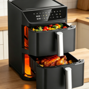 Double-Layer 10-In-1 Air Fryer, Large Capacity